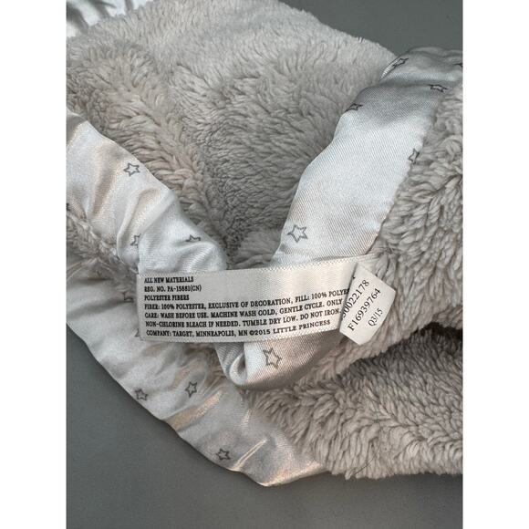 The Little Prince FOX Baby Security Blanket Target Antoine Saint Fox Gray Stars - Picture 3 of 4